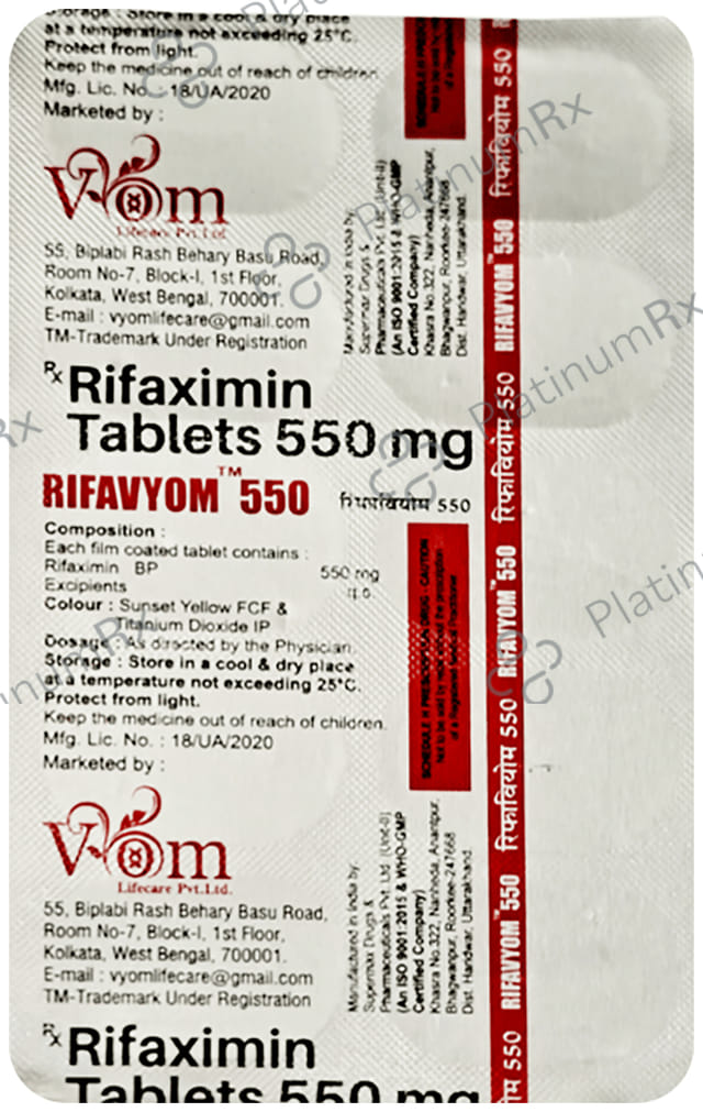 Rifavyom 550mg Tablet 10s
