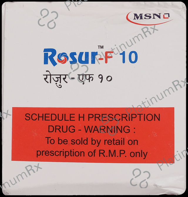 Rosur F 160/10mg Tablet 10s