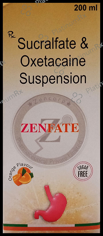 Zenfate Oral Suspension Orange Sugar Free
