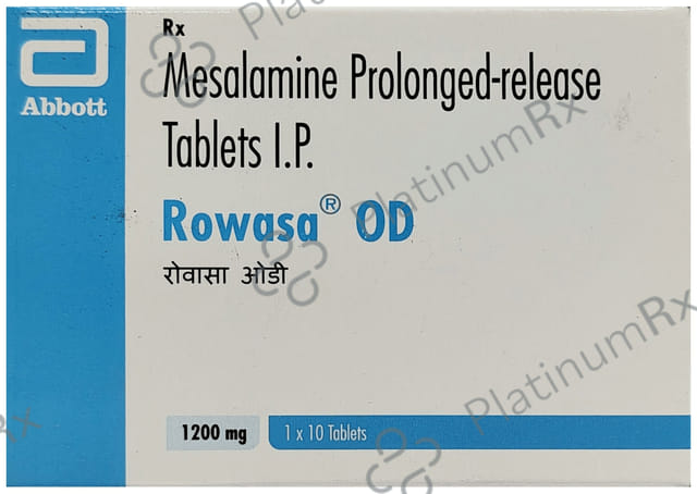 Rowasa OD 1200mg Tablet 10s