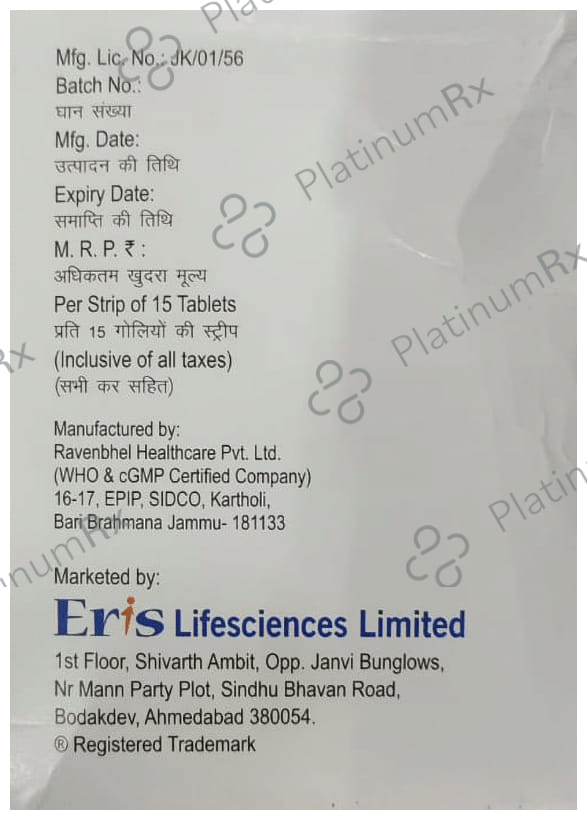 Glura M 100/500mg Tablet XR 15s
