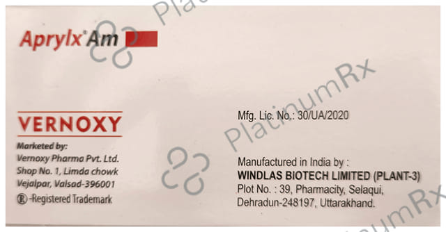 Aprylx AM 5/40mg Tablet 10s