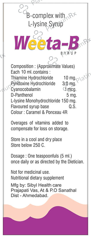 Weeta-B Syrup 100 ml
