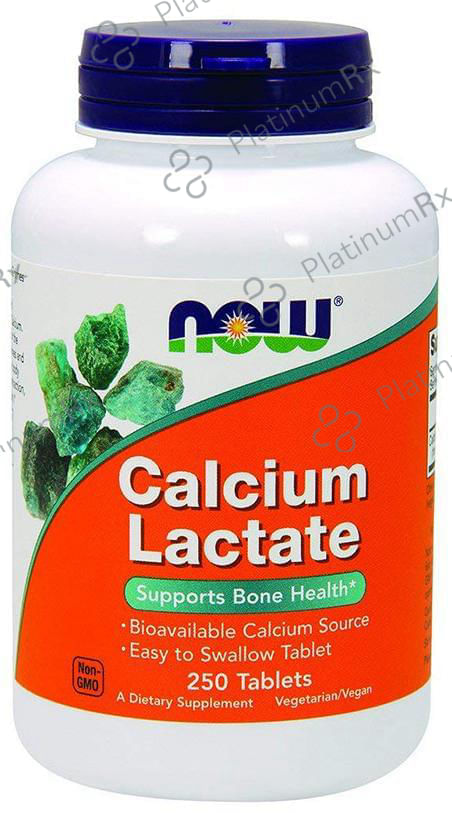 Now Foods Calcium Lactate Tablet