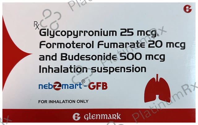 Nebzmart GFB 500/20/25mcg Smartules 5X2ml