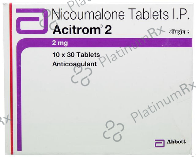 Acitrom 2mg Tablet 30s