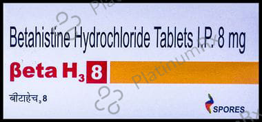 Beta H3 8mg Tablet 10s