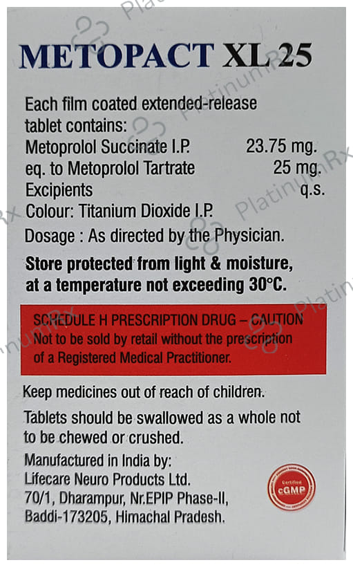 Metopact XL 25 Tablet 15s