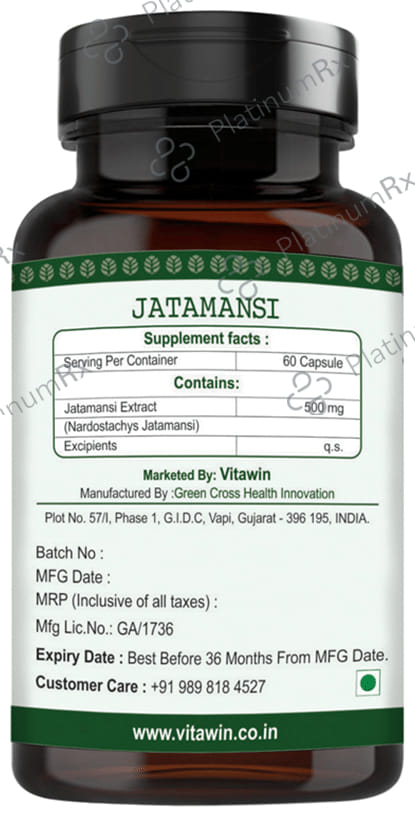 Vitawin Jatamansi Vegetarian Capsule