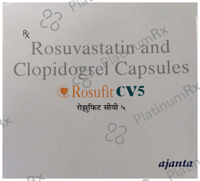 Rosufit CV 5/75mg Capsule 15s