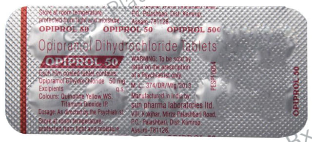 Opiprol 50mg Tablet 10s