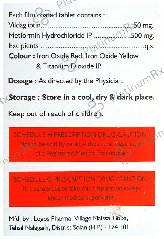 Vilmexa 50/500mg Tablet 15s