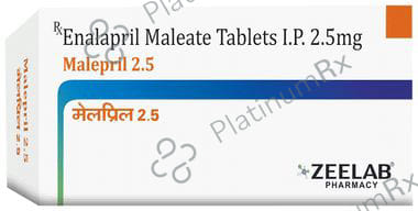 Malepril 2.5mg Tablet 10s