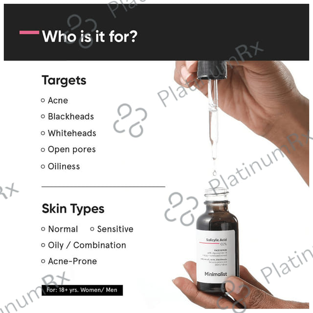 Minimalist Salicylic Acid 2% Face Serum 30ml