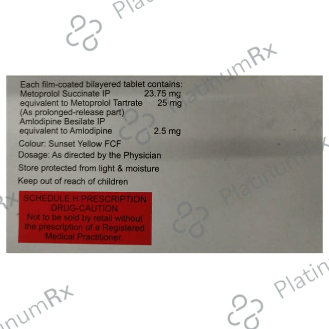 Vinicor AM 25/2.5mg Tablet PR 10s