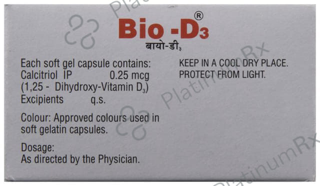Bio D3 Capsule 10s
