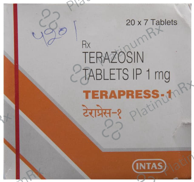 Terapress 1mg Tablet 7s