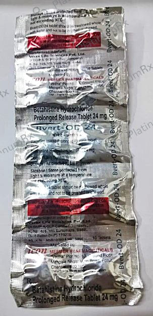 Bvert OD 24mg Tablet PR 10s