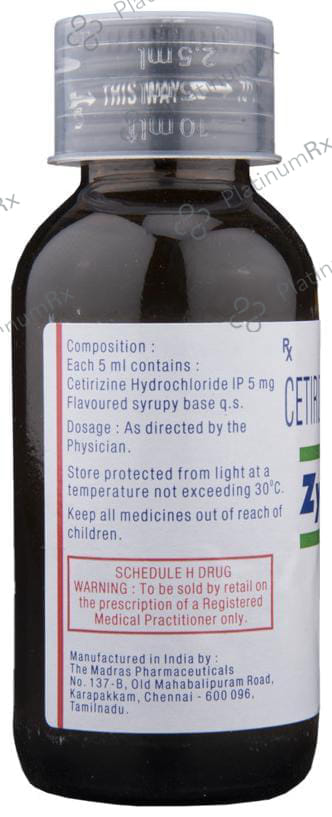 Zyncet Syrup 60ml