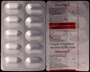 Tenumet 500/20mg Tablet ER 10s
