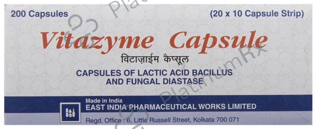 Vitazyme 20mg/150M Capsule 10s