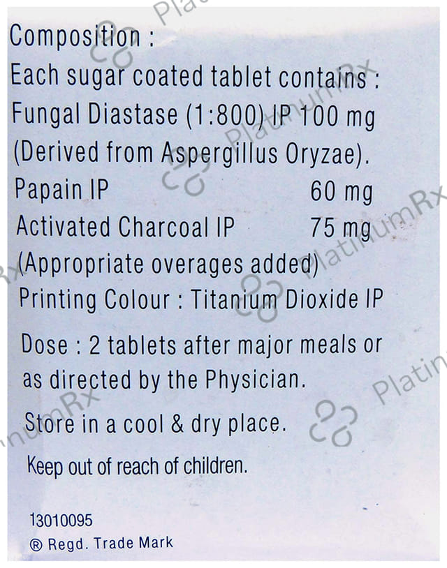 Unienzyme MPS 75/100/60mg Tablet 15s