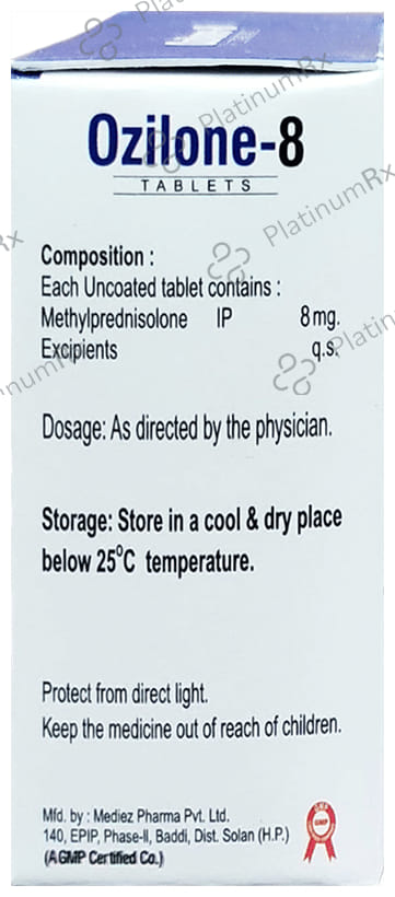 Ozilone 8mg Tablet 10s