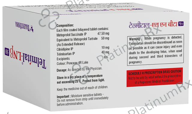 Telmital LN Beta 50 Tablet 10s