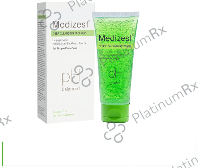 Medizest Deep Cleansing Face Wash (100ml Each) 3 Tube