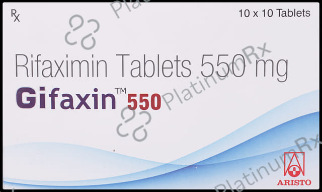 Gifaxin 550mg Tablet 10s