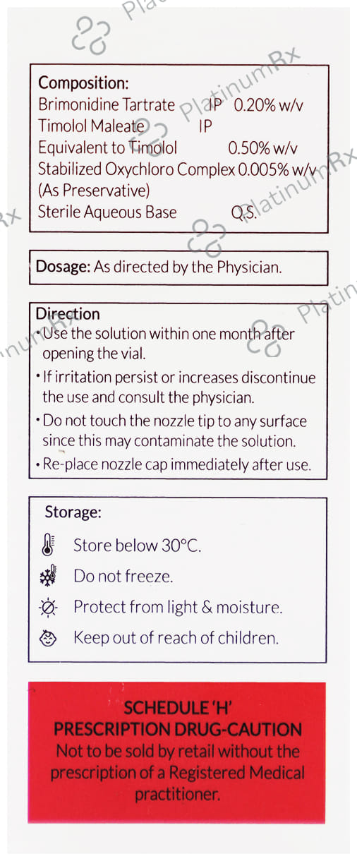 Brimloc Ophthalmic Solution 5ml