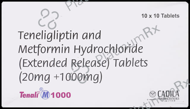 Tenali M 1000/20mg Tablet ER 10s