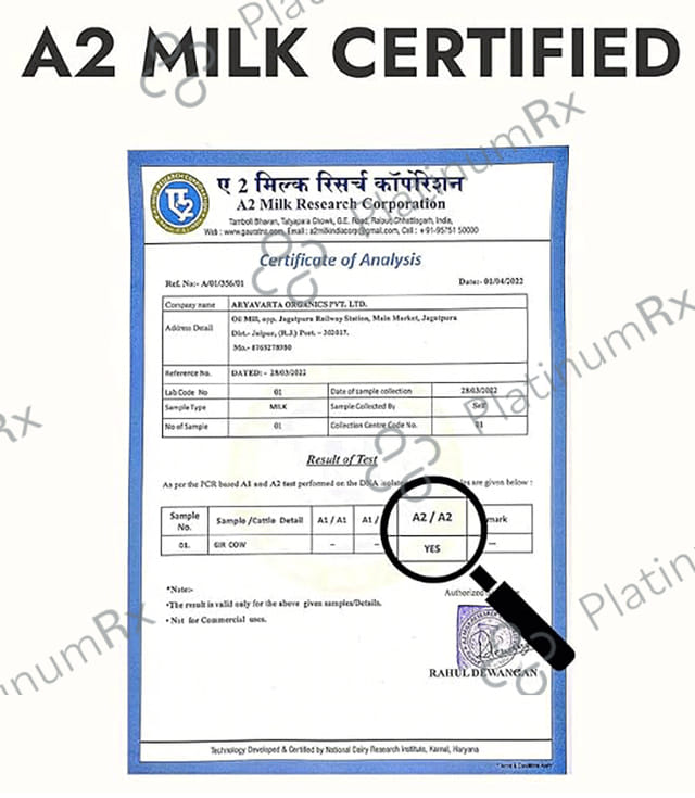 Kapiva A2 Desi Pure Foods 100% Organic Cow Ghee - Good Fats for Healthy Heart