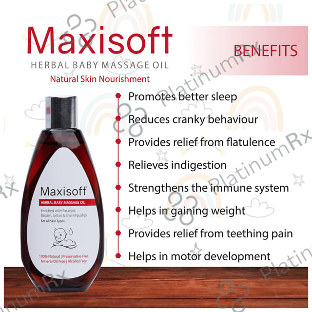 Maxisoft Herbal Baby Massage Oil