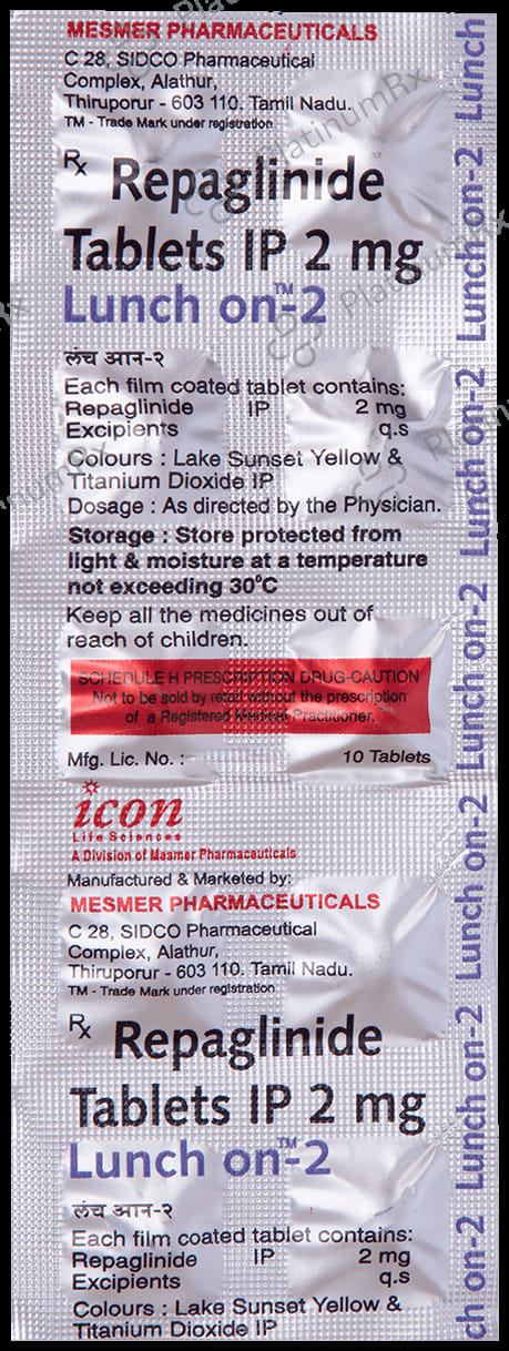 Lunch ON 2mg Tablet 10s