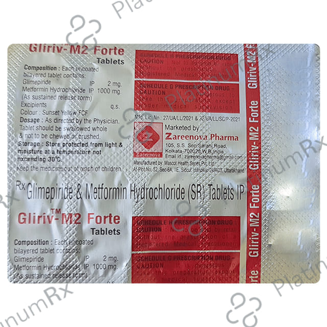 Gliriv-M 2 Forte Tablet SR