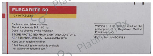 Flecarite 50mg Tablet 10s