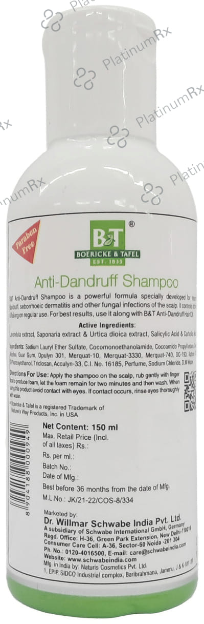 Boericke and Tafel Anti-Dandruff Shampoo