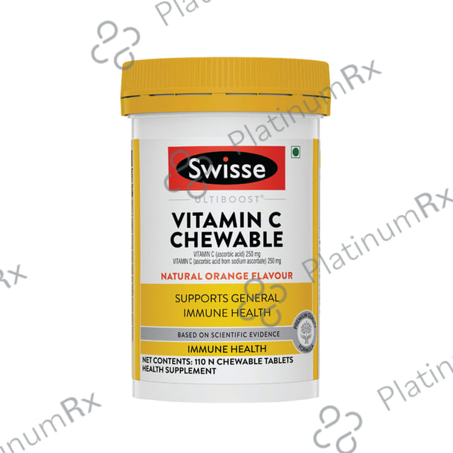 Swisse Ultiboost Vitamin C Chewable Natural Orange Tablet 110s