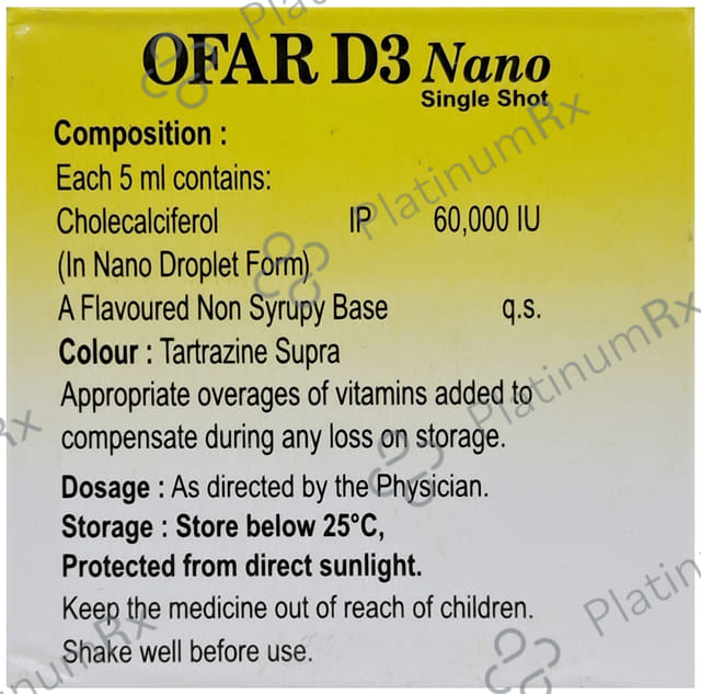 Ofar D3 Nano Single Shot Oral Solution