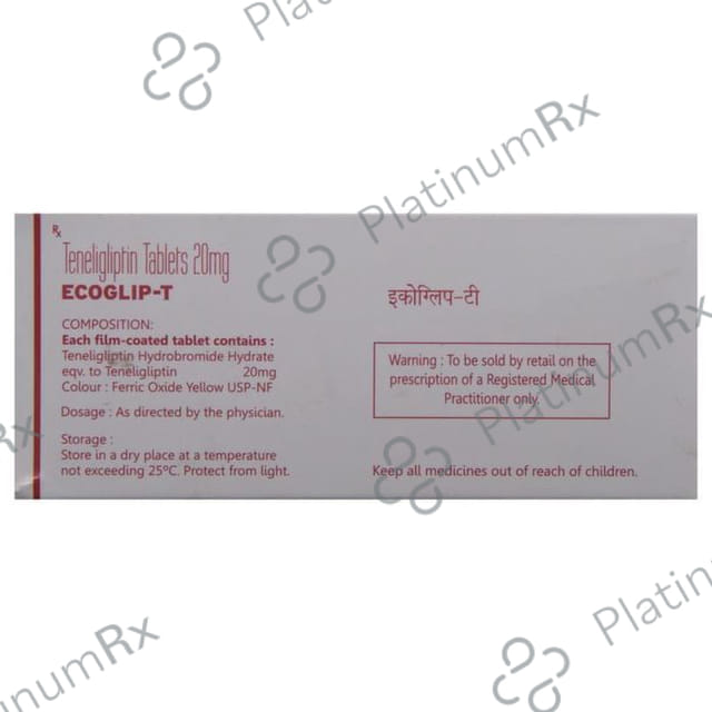 Ecoglip T 20mg Tablet 10s