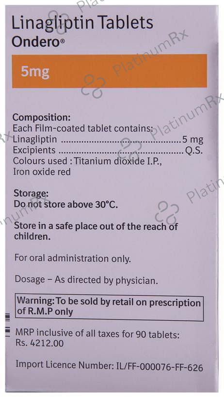 Ondero 5mg Tablet 10s
