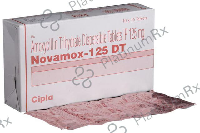 Novamox DT 125mg Tablet 15s