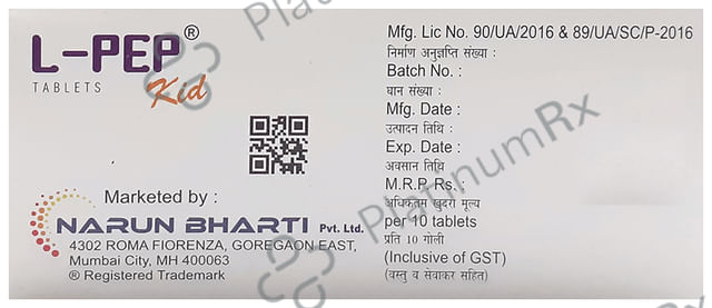 L-Pep Kid Tablet MD