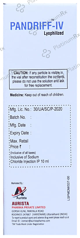 Pandriff-IV Injection