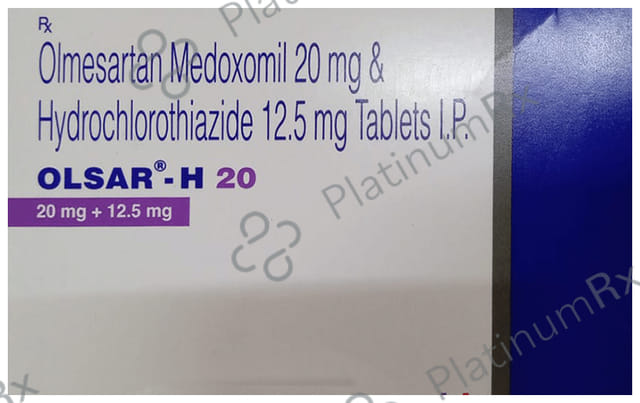 Olsar H 20/12.5mg Tablet 10s