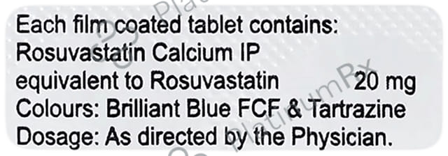Rosuvotin 20mg Tablet 10s