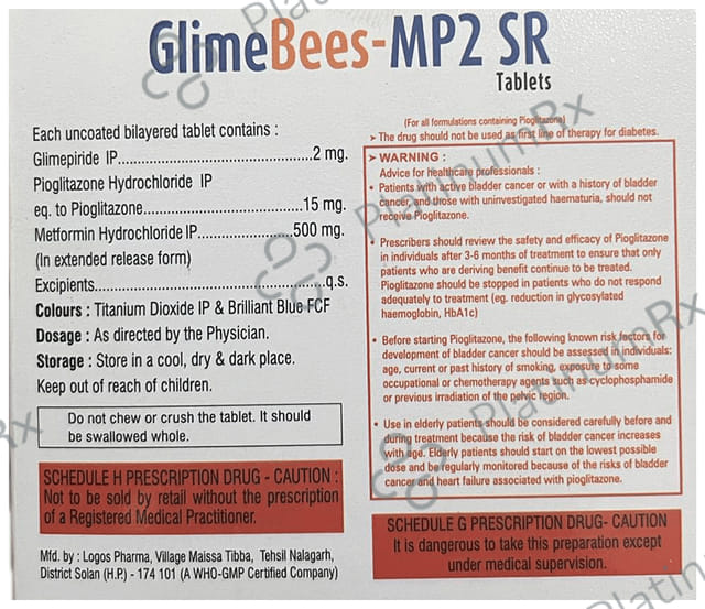 Glimebees MP 2 SR Tablet 10s