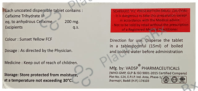 Mevaxim 200 Tablet DT