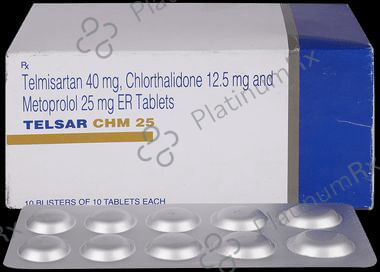 Telsar CHM 12.5/25/40mg Tablet 10s